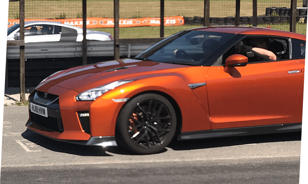 Kirsty Floy in Nissan GTR