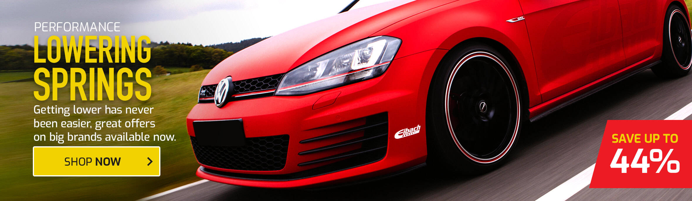 Save up to 44% on Performance Lowering Springs