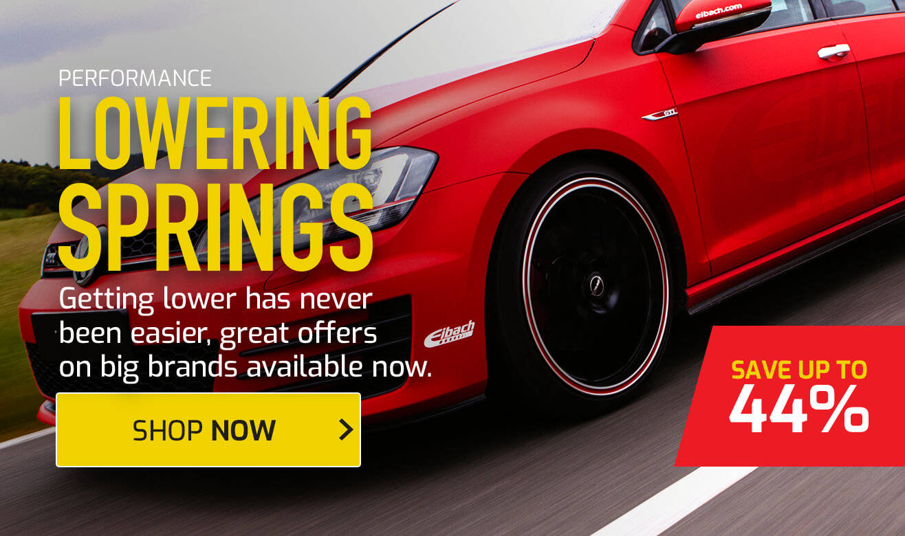 Save up to 44% on Performance Lowering Springs