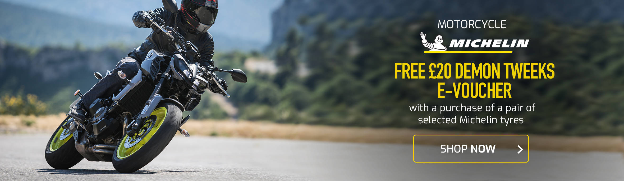 Free £20 Demon Tweeks E-Voucher with Michelin