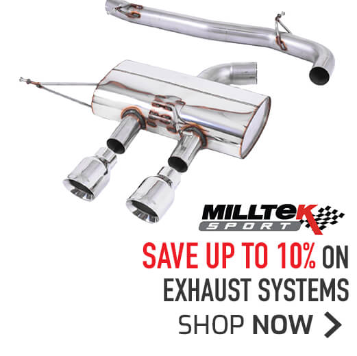 Milltek Exhaust Systems - Save up to 10%