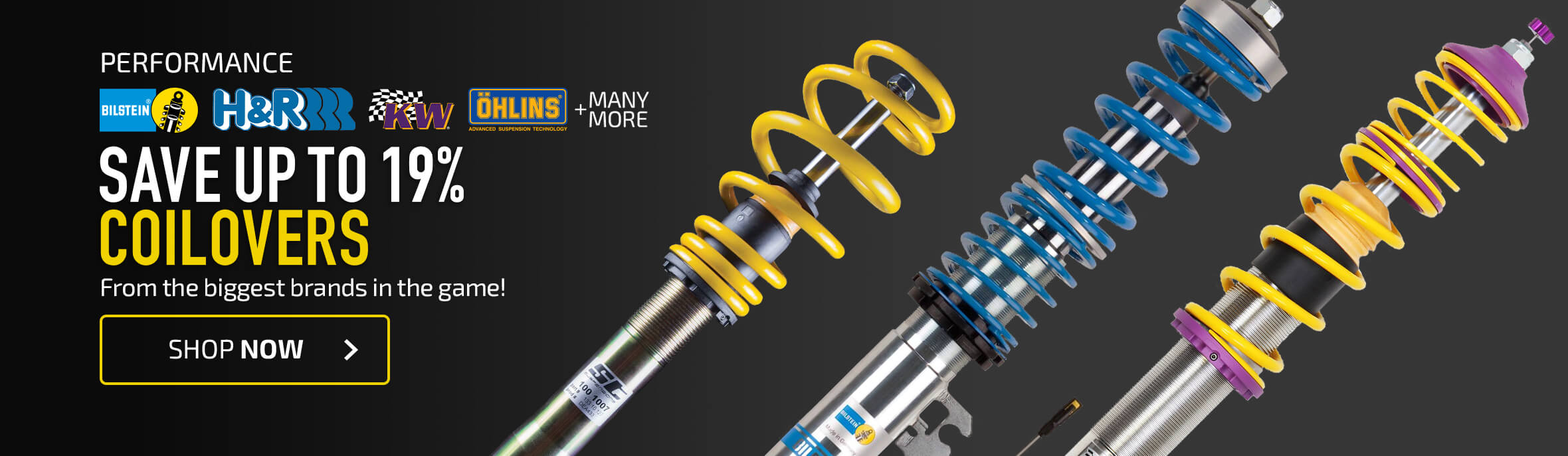 Coilovers from the biggest brands in the game!