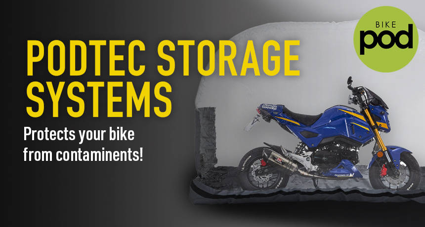 Podtec BikePod Motorcycle Storage System