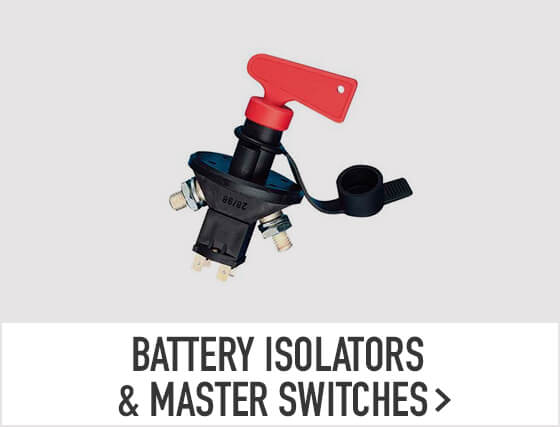 Battery Isolators & Master Switches