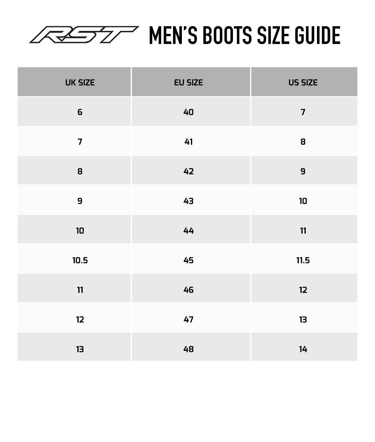 Rst Size Guide | ubicaciondepersonas.cdmx.gob.mx