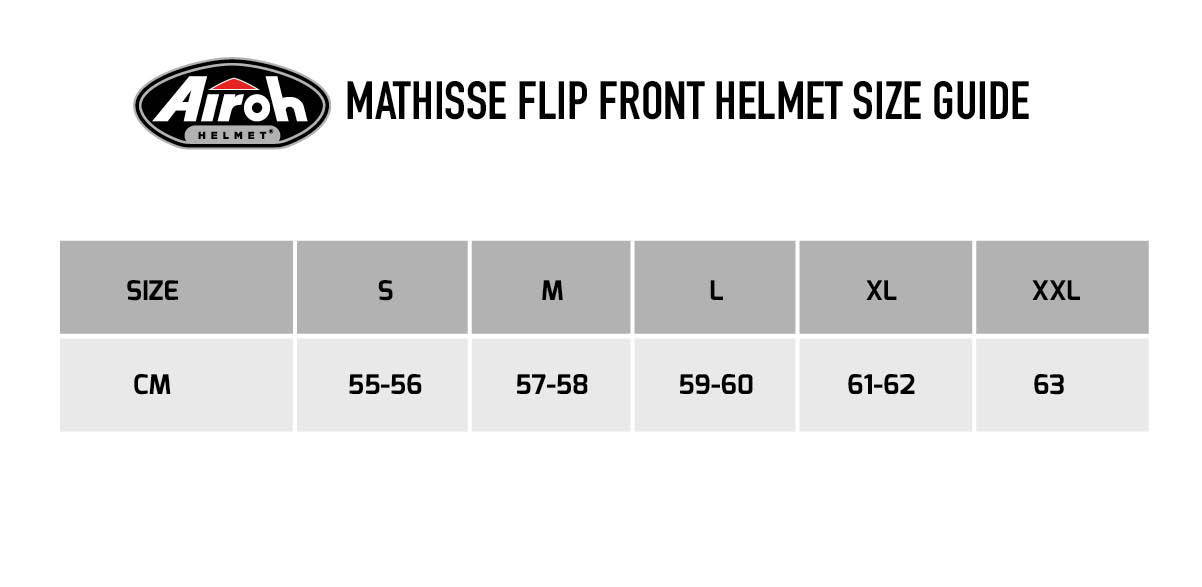 Buy Airoh Mathisse Plain Motorcycle Helmet | Demon Tweeks