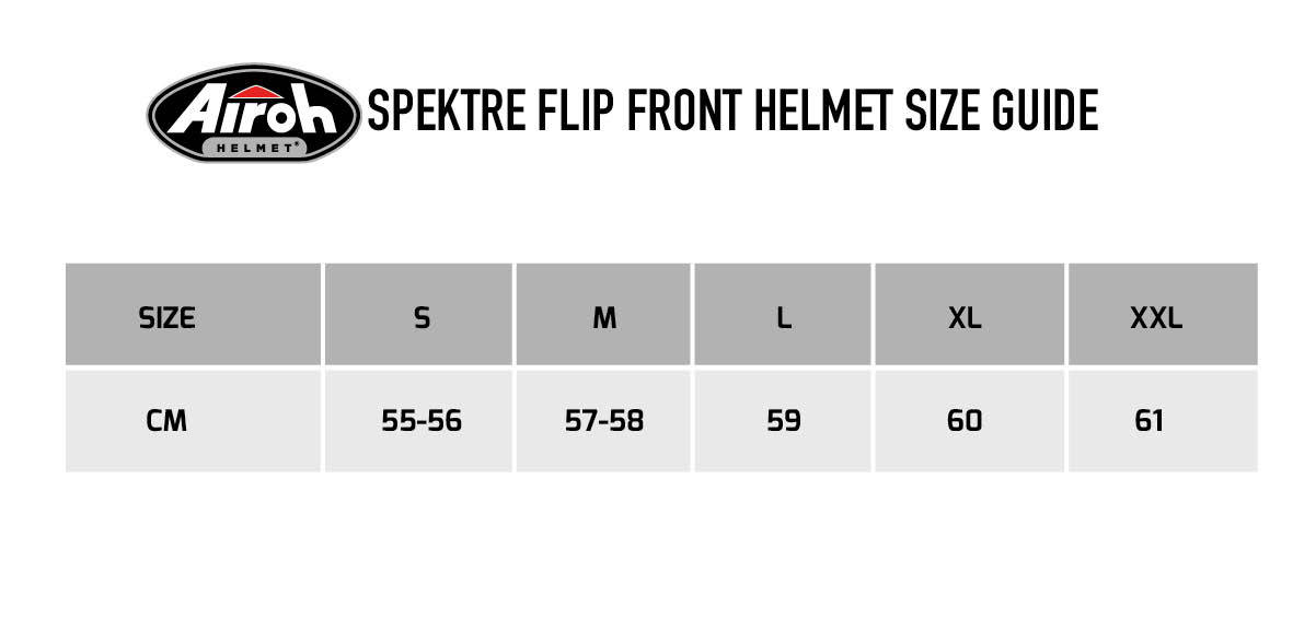 Buy Airoh Spektre Plain Motorcycle Helmet | Demon Tweeks