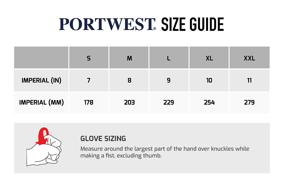 Buy Portwest Dexti-Grip Nitrile Gloves | Demon Tweeks