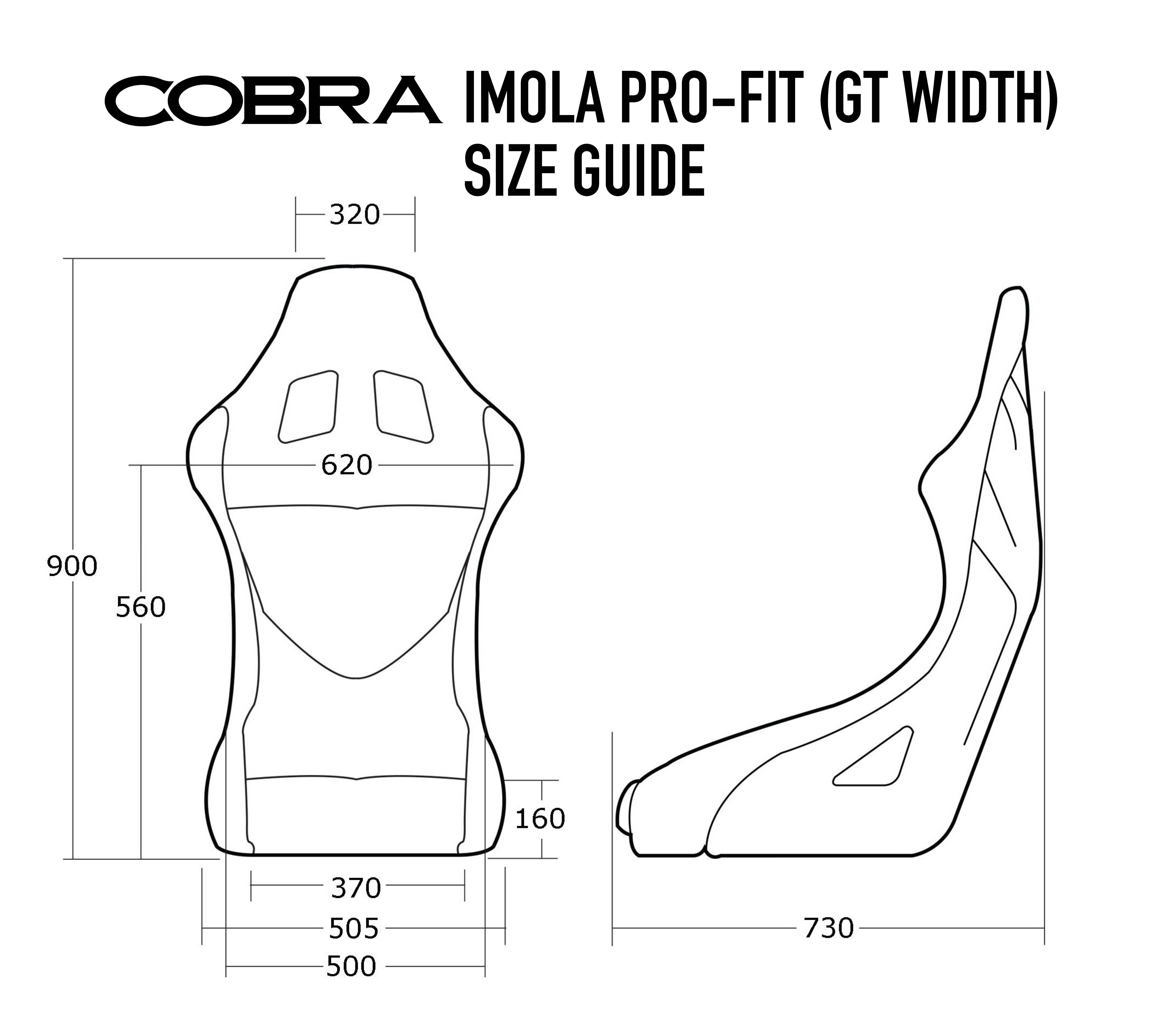 Buy Cobra Imola Pro-Fit Fibreglass Sim Racing Seat | Demon Tweeks