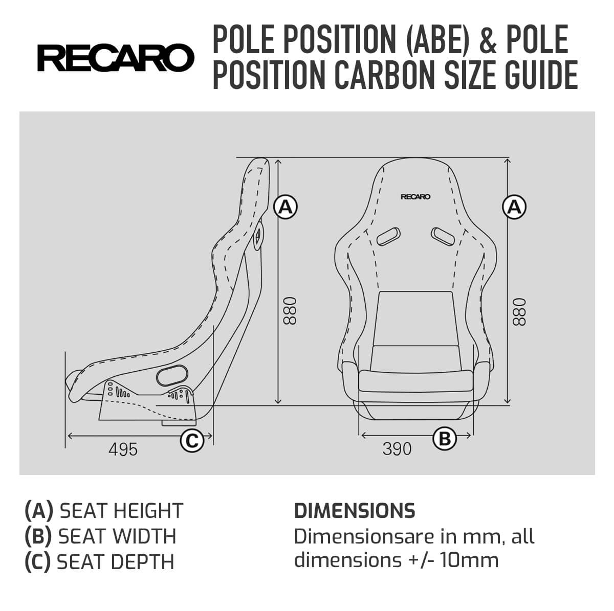 RECARO Classic-Line PP (ABE) Sportsitz - Schläppi Race-Tec