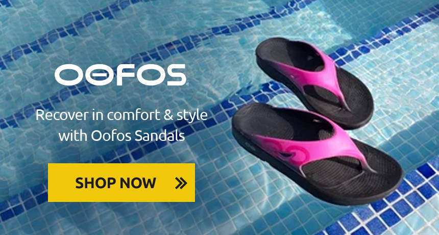 Recover in comfort & style with Oofos Sandals