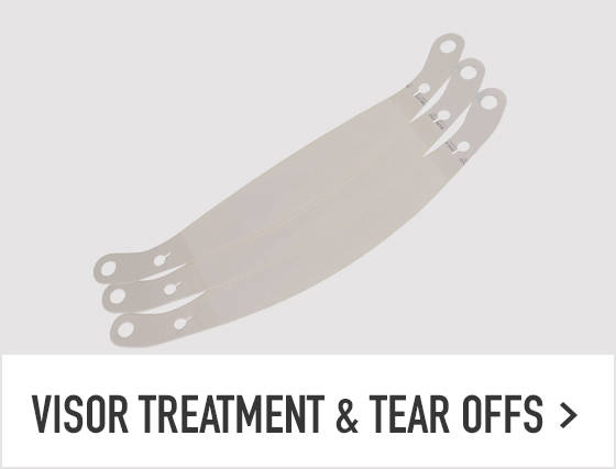 Helmet Visor Treatment & Tear Offs