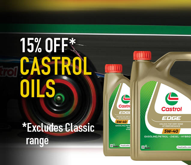 Castrol 15% discount