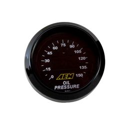 AEM Electronics Digital Oil Pressure Gauge 0 150 PSI