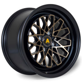 Buy Autostar Geo Alloy Wheels In Bronze Face With Black