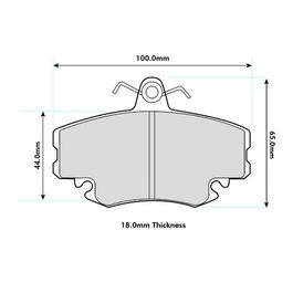 Buy Mintex M1144 Brake Pads - MDB1628M1144 | Demon Tweeks 