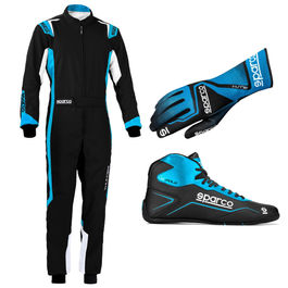 Sparco Thunder Black Light Blue - Racing Fashion