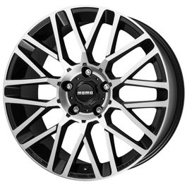Buy Momo Revenge EVO Alloy Wheels in Black Matt Polished Set of 4 ...