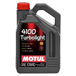 Buy Motul 4100 Turbolight 10W40 Technosynthese Engine Oil | Demon