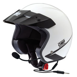 Rétro Casque à Face Ouverte DemiJet Casque Scooter avec Visière Open
