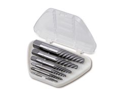 Beta Set of 6 Tapered Extractors for Broken Screws & Studs, Made from Hardened Steel