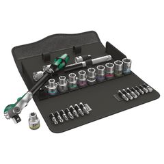 Wera 8100 SC6 Zyklop Speed Multi-function 1/2'' Ratchet & Socket Set Metric 28pc