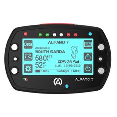 Alfano 7 1T GPS Kart Lap Timer / Data Logger - 1 Temperature Input