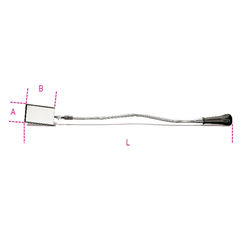 Beta Square Flexible Inspection Mirror - 1715FL/A