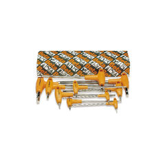 Beta Set of 10 Offset Hexagon Key Wrenches, with High Torque Handles - 96TAS/10