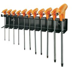 Beta Set of 11 Offset Torx Key Wrenches with Handles with Support - 97TTX/SP11