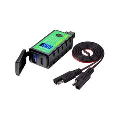 Bike-It Twin Port SAE Power Supply With On/Off Switch