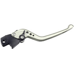 BikeTek Adjustable CNC Long Brake Lever - Titanium / Black Adjuster