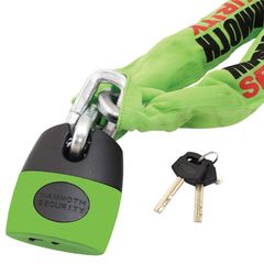 Bike-It Mammoth Lock and Chain - 10mm x 1.2m
