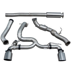 Cobra Sport 3" Venom Turbo Back Exhaust System - Valved With Hi-Flow Sports Cat
