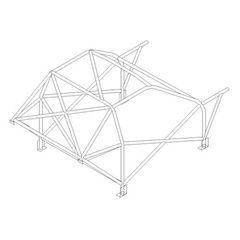 Custom Cages Lightweight Multi Point Weld In Competition Roll Cage