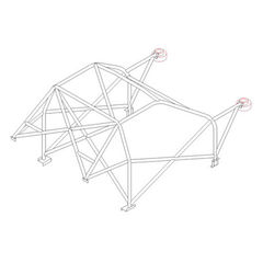 Custom Cages Lightweight Multi Point Weld In Competition Roll Cage