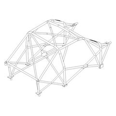 Custom Cages Lightweight International Multi Point Weld In Competition Roll Cage