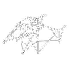 Custom Cages Lightweight International Multi Point Weld In Competition Roll Cage