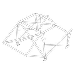 Custom Cages Lightweight Multi Point Weld In Competition Roll Cage
