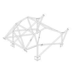 Custom Cages Lightweight International Multi Point Weld In Competition Roll Cage