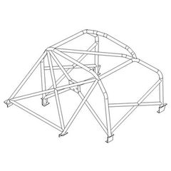 Custom Cages Lightweight Multi Point Weld In Competition Roll Cage