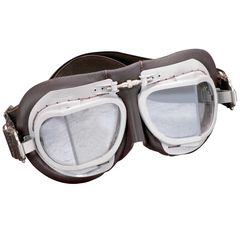 【未使用】HALCYON ゴーグルMARK-8 Halcyon Mark 8 Deluxe Black Motorcycle and Aviator Goggles