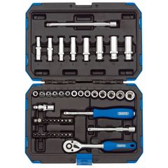 Draper 1/4" Sq. Dr. Metric Socket Set (47 Piece)