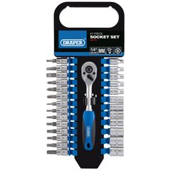 Draper 1/4'' Sq. Dr. Metric Socket Set