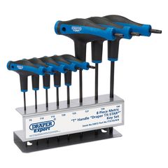 Draper Expert 8 Piece Soft Grip 'T' Handle  Tx-Star Key Set - TTX/SG/8/B