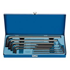 Draper Expert 10 Piece Metric Extra Long Pattern Hexagon Key Set - ELKW10M/B