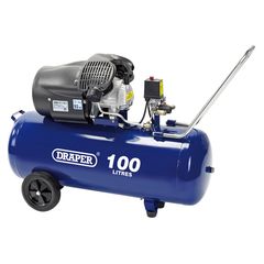 Draper 100L 230V 2.2Kw (3HP)  V-Twin Air Compressor - DA100/412TV