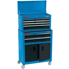トップス draw drawers two way tops Buy Draper 6 Drawer Combined Roller Cabinet And Tool Chest - 19572
