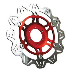 EBC Brakes Vee-Series Red Hub Motorcycle Brake Disc