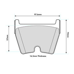 Pagid RSL29 Brake Pads To Fit Brembo 07.8544 / OE Caliper